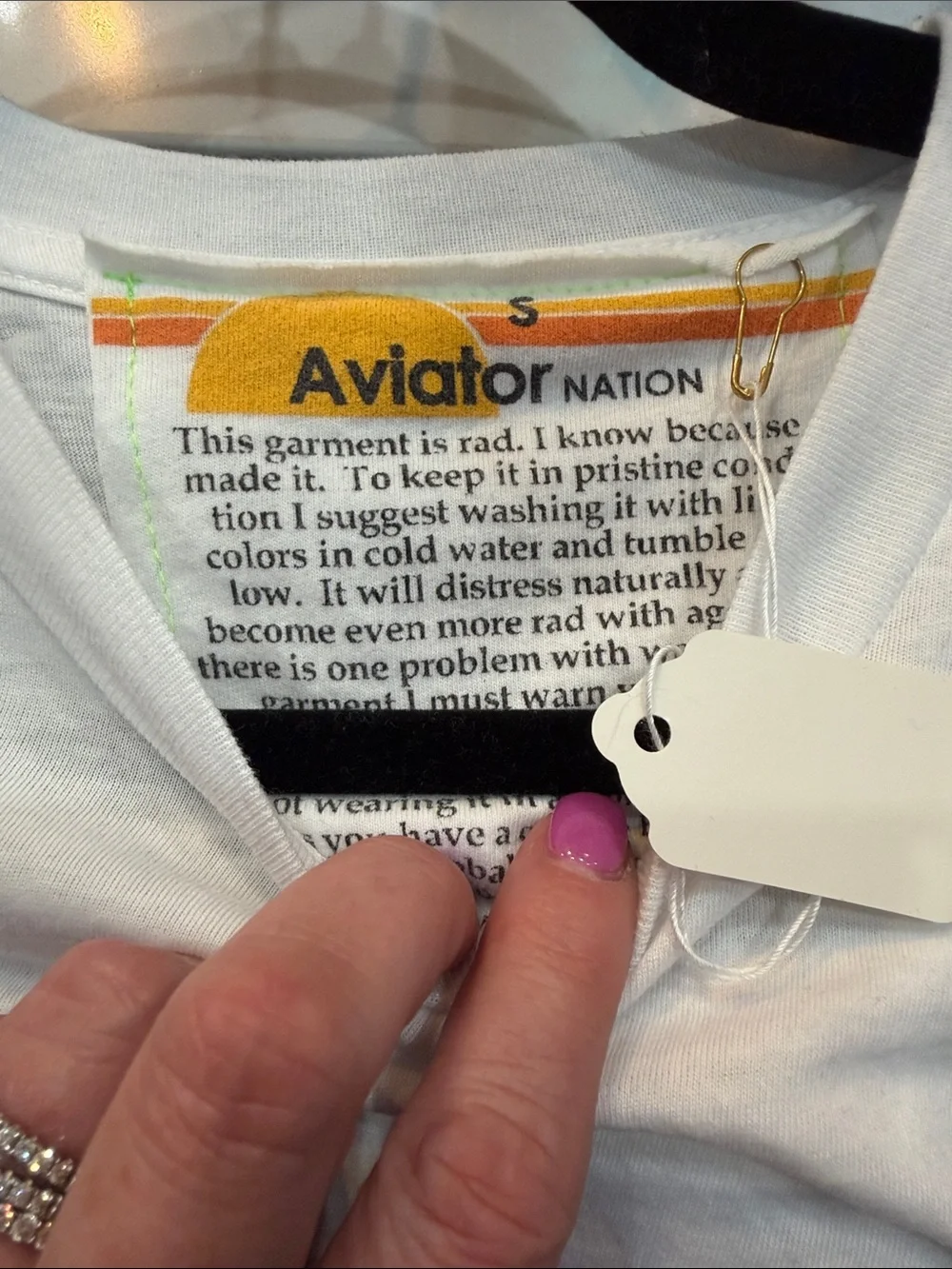 AVIATOR NATION | ✨NEW✨ Bolt Boyfriend Tee in White